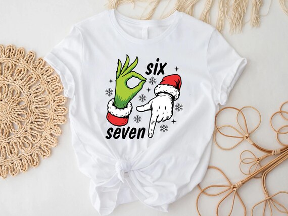 Six Seven Christmas Shirt, Funny Holiday Tee