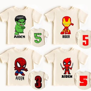 Disney Superhero Squad Symbol Group Matching Shirt, Avenger Family Mickey Ear Matching Shirt, Personalized All Superhero Team Party Theme
