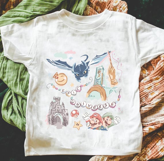Epic Universe Shirt,Super Mario Shirt, Family Universe Park Trip Shirt,Disney Shirt, Epic Universe Shirt,How To Train Your Dradon Shirt