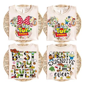 Toy Story Shirt, Disney Best Day Ever Shirt, Buzz Lightyear Sweater, Disney Trip Shirt,Toy Story 2 Side Shirt,Woody Shirt,Mickey Head Shirt