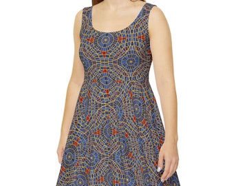 Women's Carpet Con Sleeveless Skater Dress Marriott Dragon Ladies Gift Con Convention Atlanta