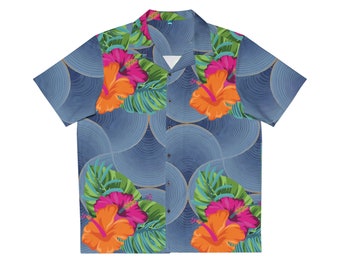 Men's Aloha Carpet Con Hawaiian Shirt Button Up Dragon Con DCon Convention Atlanta Marriott Hyatt Carpet Cult Gift Casual Summer
