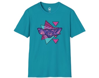 Unisex Neon Gremlin Softstyle Tee T-Shirt 80s 1980s Vintage Retro Gizmo Mogwai Gift Ladies Womens Mens