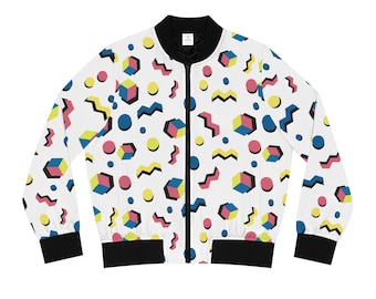 Women's 80s Design Bomber Jacket