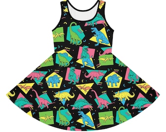 Sleeveless A-Line Girls' Sundress Girls' Sundress