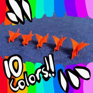 Mini Flying Origami Cranes (Set of 5)