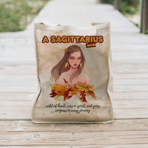 Sagittarius Mom Digitales Poster | Wild & Wise Sternzeichen Kunst | Schütze Geschenk | Sternzeichen Reise Seele Wand Kunst | Muttertag des Schützes | Geschenk