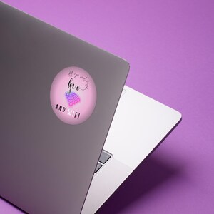 Todo lo que necesitas es amor... ¡y wifi! / ¡Calcomanías de éxito de canciones exitosas! / regalos