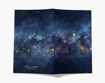 Celestial 'Constellation' 80 page A5 notebook by Slate and Script