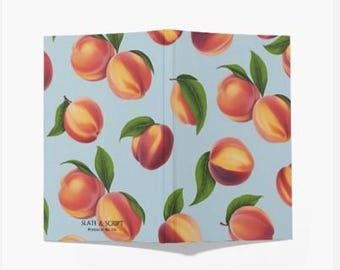 Abundance 'Peaches' 80 page A5 notebook by Slate and Script