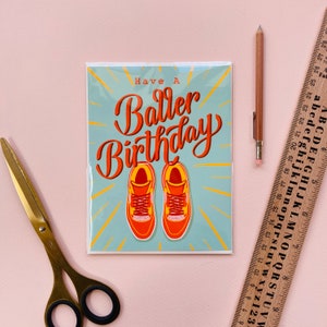 Carte d’anniversaire Baller