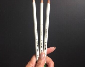 3 pcs Stabilo All Water Soluble Pencil - White