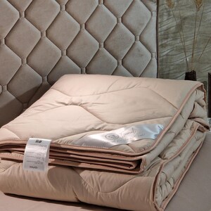 Luxurious camel wool blanket, 100% natural and organic, soft and breathable, hypoallergenic, ideal for winter or year-round use, perfect as a bedspread, sofa throw, or housewarming gift, sustainable and eco-friendly, OEKO-TEX certified, Best gift