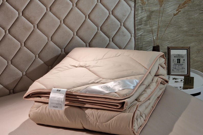 Luxurious camel wool blanket, 100% natural and organic, soft and breathable, hypoallergenic, ideal for winter or year-round use, perfect as a bedspread, sofa throw, or housewarming gift, sustainable and eco-friendly, OEKO-TEX certified, Best gift