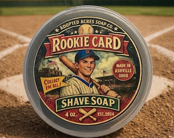 Rookie Card Shaving Soap 4 ounces