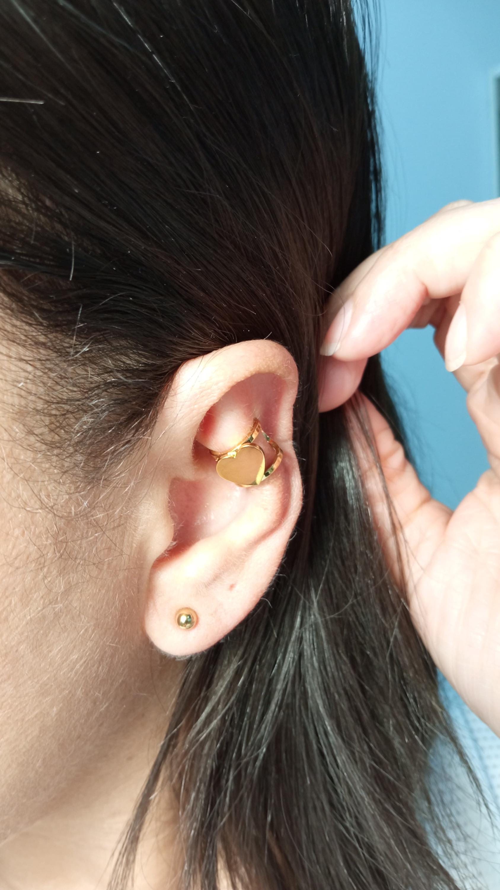 Orecchini A Clip Non Perforanti Per Orecchie A Sventola - 2 Paia (oro E Oro Bianco), Regolabili, Portatili, Correttori Invisibili