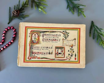 1936 Illustrated Children’s Songs Music Book, Hardcover, ''The Songs We Sing'' by Hendrik Willem Van Loon Vintage Color Art Early Edition