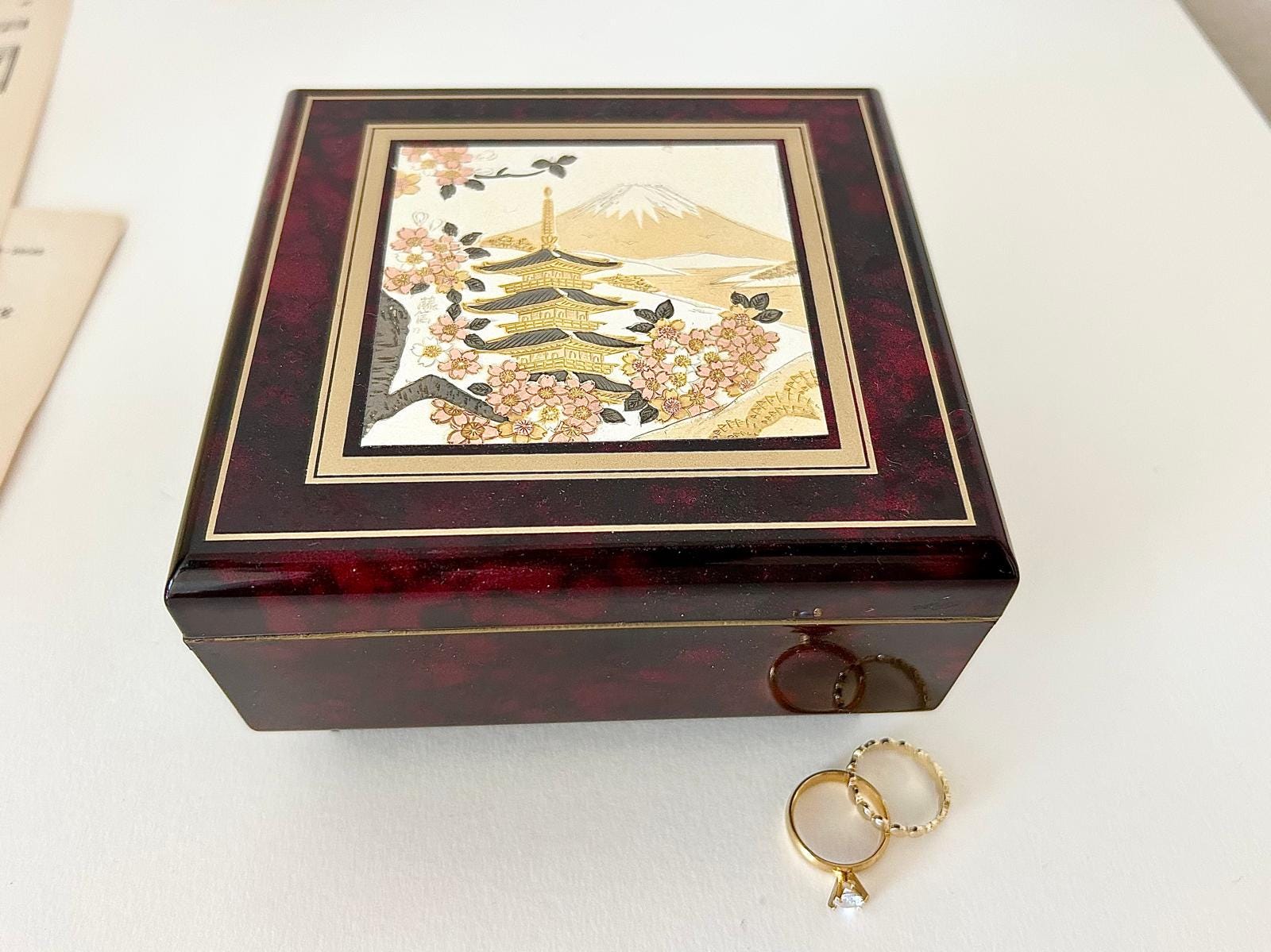 Fuji Music Box - Etsy