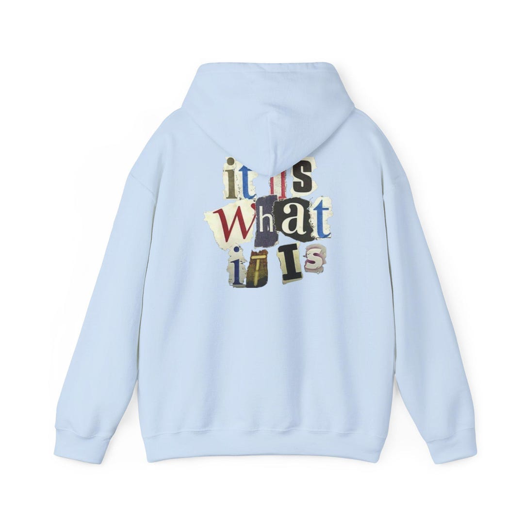 Retro Ransom Note Hoodie, Bold Statement Graphic Sweatshirt, Vintage ...