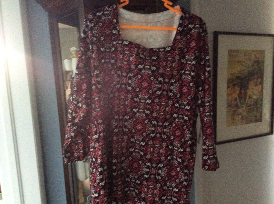 Sale Belks tunic top woman's size 24 tag says 2X 3/4 Etsy