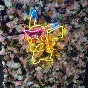 Custom Anime Neon Sign: Personalized Kids Room Decor