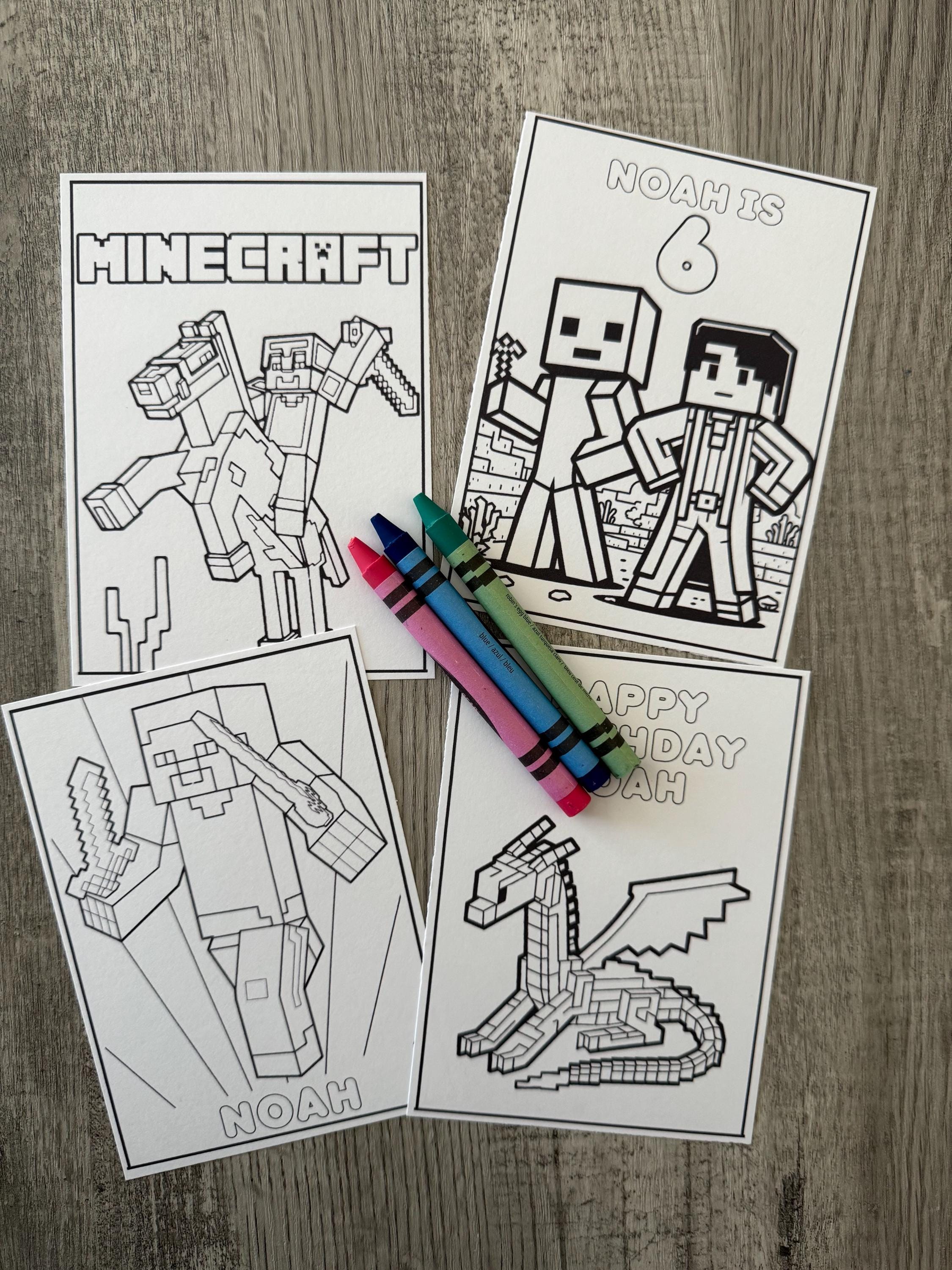 Minecraft Coloring Packs