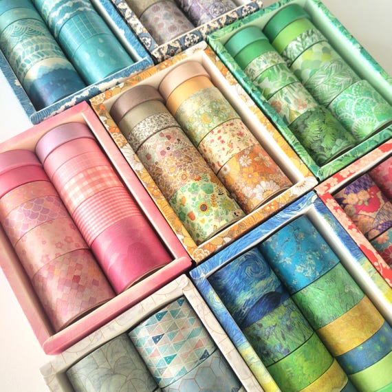 12 Rolls Washi Tape Set for Journaling / Journal / Scrapbook /Planner