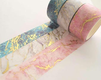 3Rolls Washi Tape Set for Journaling / Journal / Scrapbook /Planner