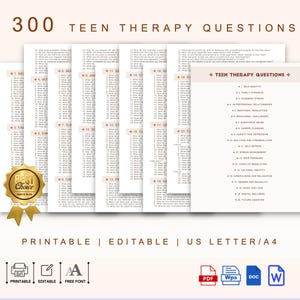 Domande sulla terapia per adolescenti, terapia per adolescenti, questionario per adolescenti, questionario per adolescenti, per consulente scolastico, modificabile e stampabile