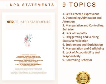 15 Manipulative Statements & Response Tips, Coping with Narcissism, 15 Common Statements and How to Respond Effectively