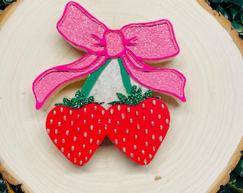 Coquette Strawberries Car Freshie Freshy - Air Freshener