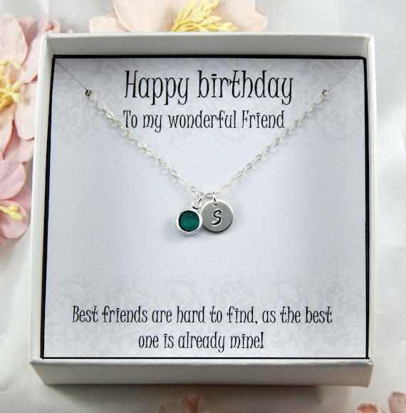 Necklace Birthday Gifts For Best Friend Friend Birthday Gift