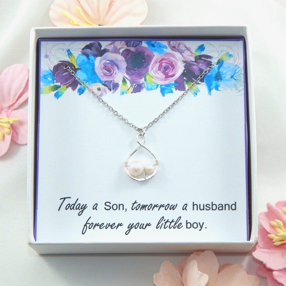Mother of the groom necklace best sale