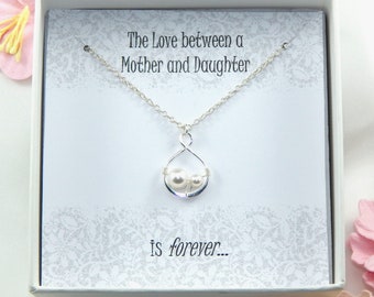 Mother Necklace Gift,Mother Gift From Daughter,Mother Birthday Gift,Mother Necklace,Gift From Daughter to Mum,Bride Necklace Gift to Mother