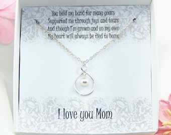 Mother of the Bride Necklace Gift,Mother Of The Bride Necklace,Mother of the Bride Gift Box Necklace,Mother Day Gift,Wedding gift for Mother