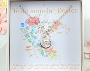 Doctor Apreciation Gift,Necklace Gift For Doctor,Appreciation Gift For Woman Doctor,Doctor Thank You Gift,Doctor Jewellery