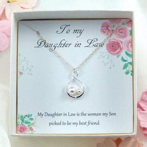 Daughter in Law Wedding Gift,Daughter In Law Necklace,Necklace For Daughter In Law,Gift From Mother In Law To Bride,New Daughter in Law Gift