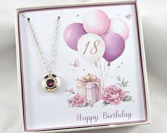 18th Birthday Gift Necklace,Personalized 18th Birthday Gift,Gift For 18th Birthday,Friend's 18th Birthday,