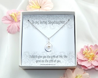 Step Daughter Necklace,Step Daughter Gift,Necklace for Step Daughter,Step Daughter Wedding Gift,Step Daughter Birthday Gift