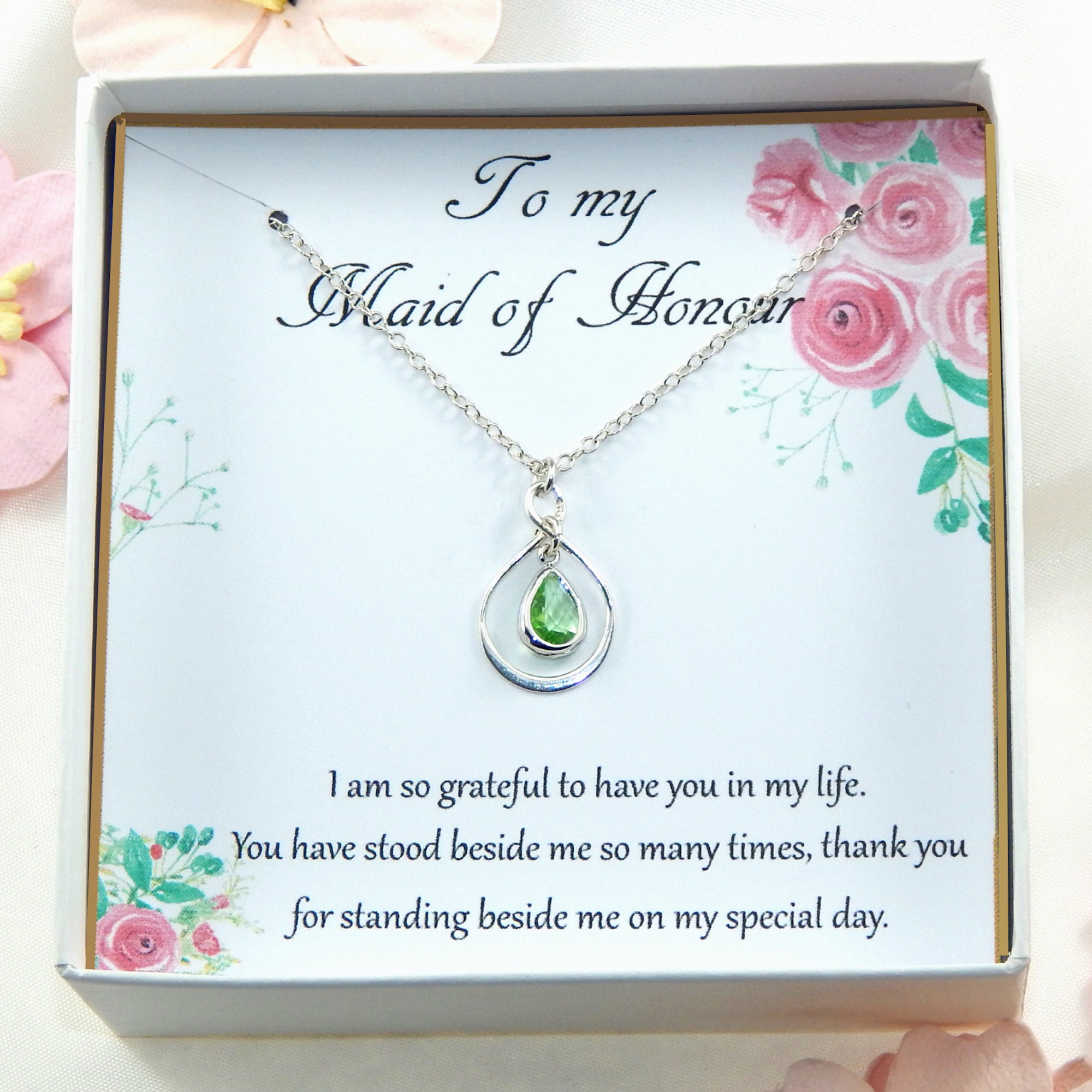 Bridesmaid Gifts Personalized Necklace Engraved Pendant Necklace Monog –  UrWeddingGifts