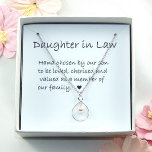 Daughter In Law Necklace,Daughter In Law Gift,Daughter In Law Wedding Gift,Daughter In Law Gift from Mother in Law, Gift to Future Daughter