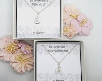 Set of 2 Mother Of The Bride and Mother of the Groom Necklaces, Mother of the Bride and Mother of the Groom Gift,Gift from Groom and Bride