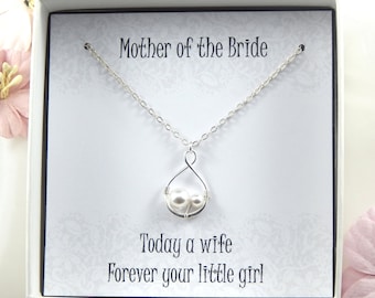 Mother of the Bride Necklace,Gift For Mother of The Bride From Daughter Necklace,Mother of the Bride Jewellery