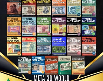 Mega Pack - Billetes del mundo, desde 1368 hasta la actualidad - PDF, Libro digital