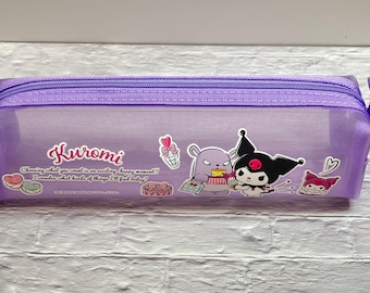 Uroczy piórnik Sanrio – Kuromi, Cinnamoroll i My Melody | Piórnik Kawaii | Estetyczne artykuły piśmiennicze Sanrio