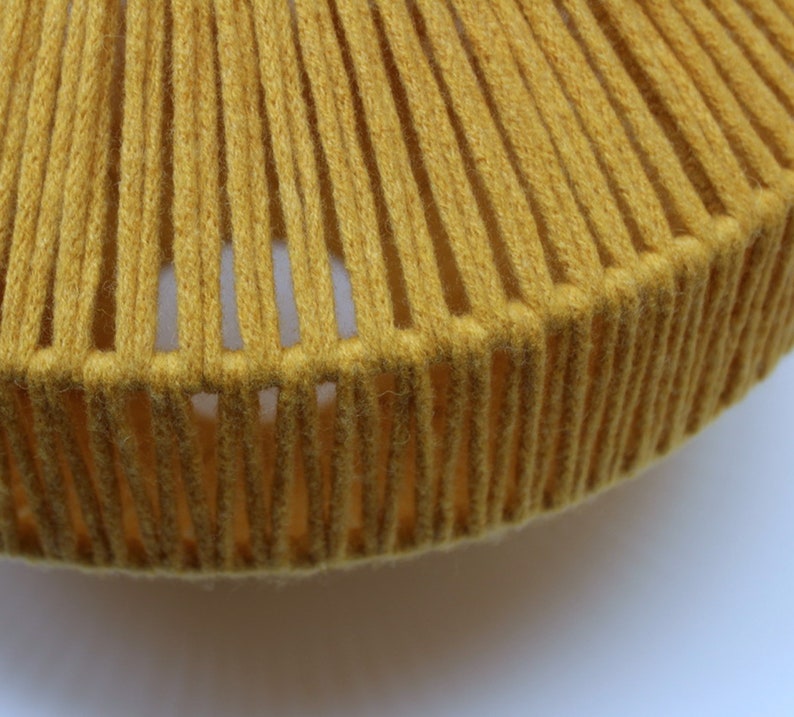 Home & Living Gold Colour Weave Capsule lampshade image 5