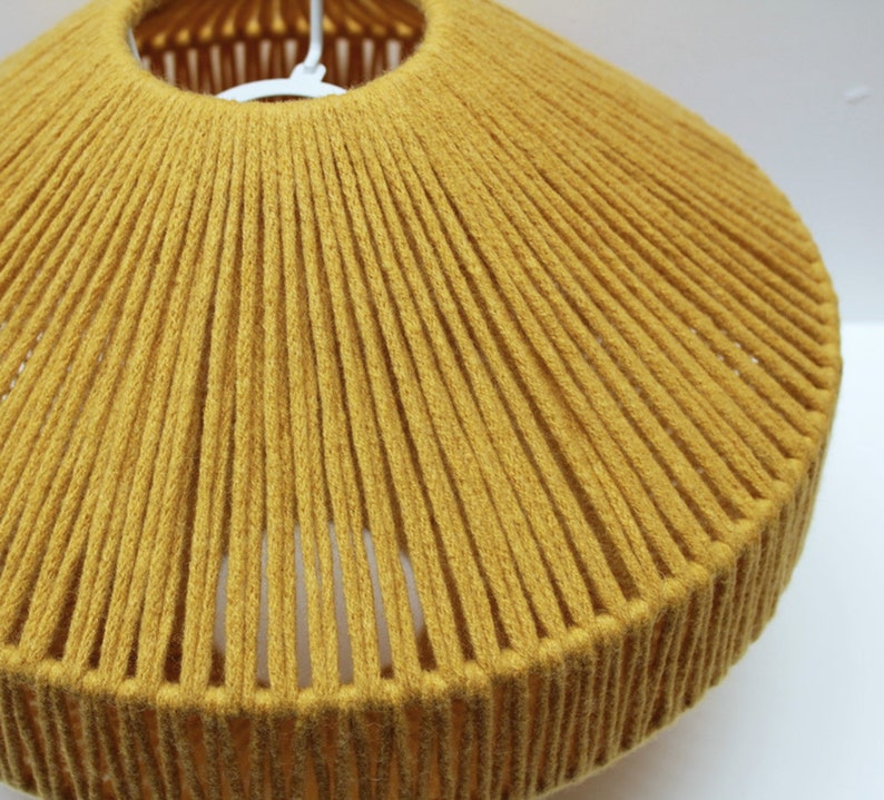 Home & Living Gold Colour Weave Capsule lampshade image 6