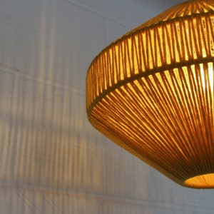 Home & Living Gold Colour Weave Capsule lampshade image 4