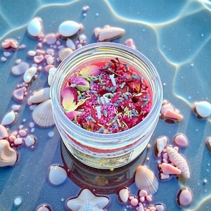 Aphrodite Love Ritual altaarkaars |  Venusaltaarkaars | Liefdesspreuk | Kaars bijenwas | Liefde en schoonheid