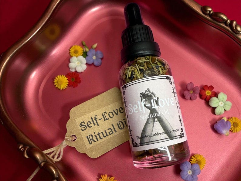 Self Love Oil | Self-Love Ritual Oil | Spell oil | Intention Oil | Self Empowerment Oil image 3
